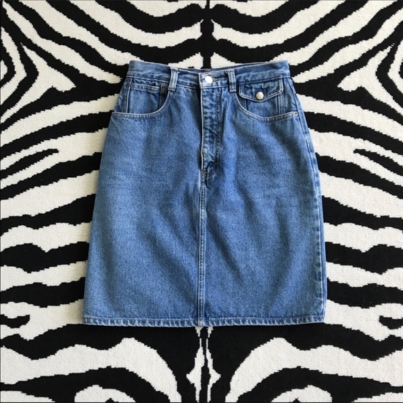 Calvin Klein Dresses & Skirts - 90’s Vintage Calvin Klein Denim Skirt
